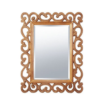 Quesada Beveled Venetian Accent Mirror Fleur De Lis Living