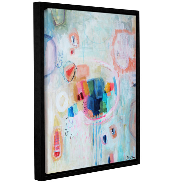 Latitude Run Abstract Gems 2 Framed Painting Print On Wrapped