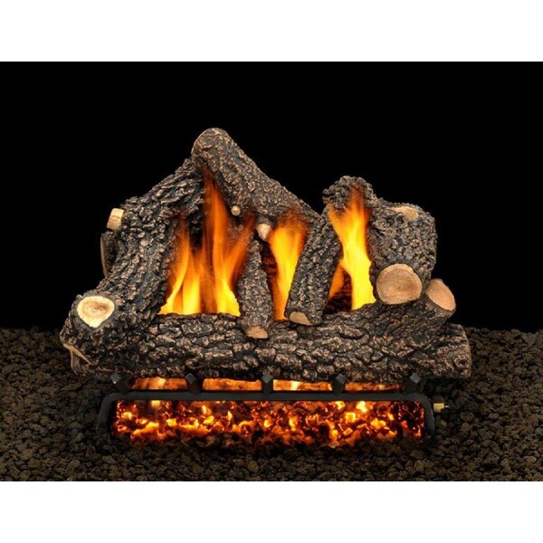 Cheyenne Glow Vented Propane/Natural Gas Fireplace Log Set By American Gas Log