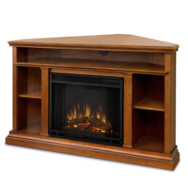 Churchill 51 TV Stand with Fireplace by Real Flame