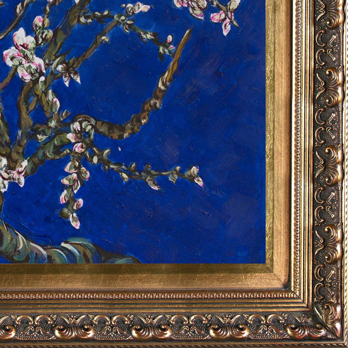 Tori Home Branches Of An Almond Tree In Blossom By Vincent Van Gogh Framed Painting Wayfair