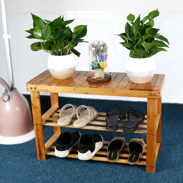 bamboo shoe cabinet