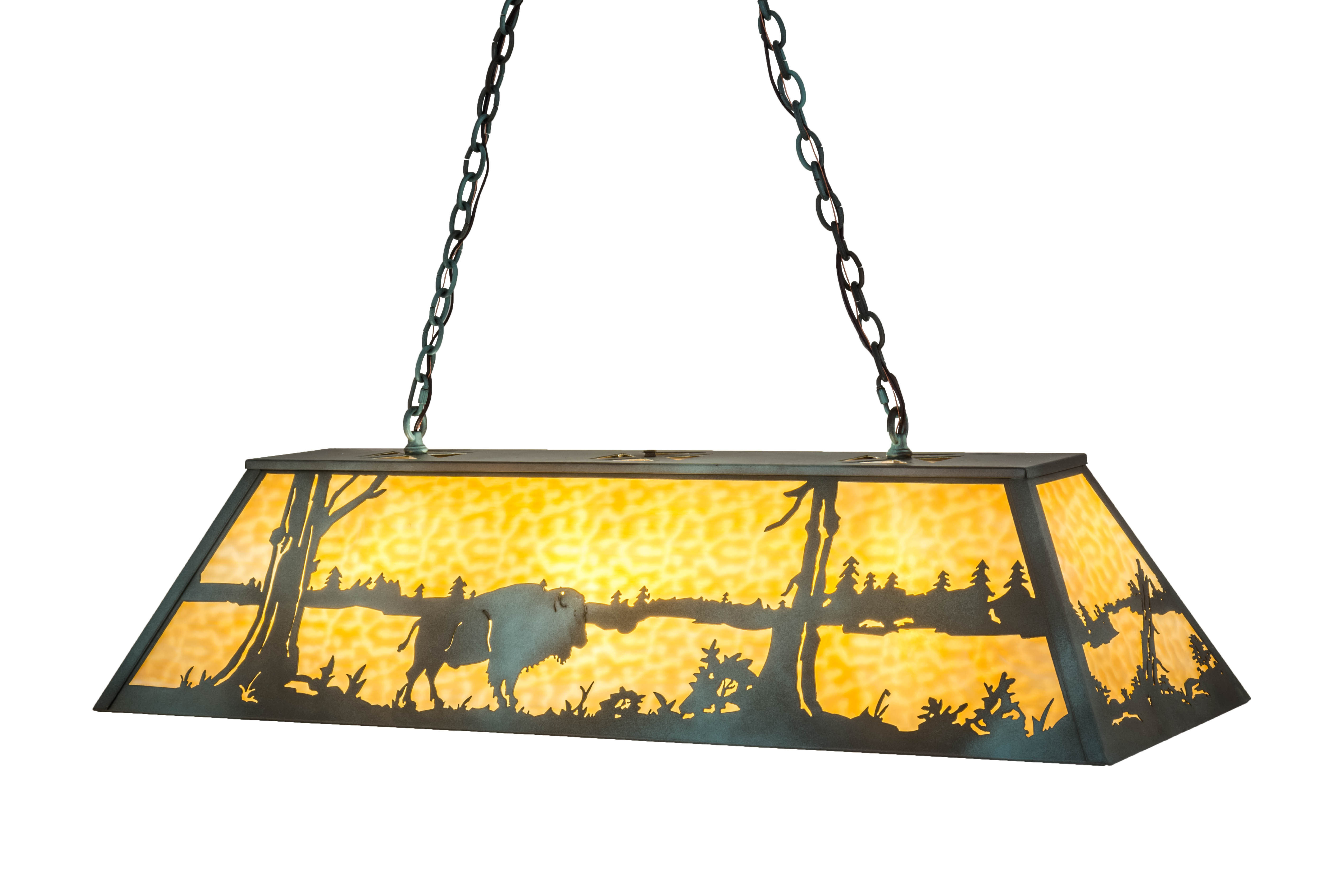Meyda Tiffany Buffalo At Lake 9 Light Pool Table Lights Geometric Meyda Tiffany Buffalo At Lake 9 Light