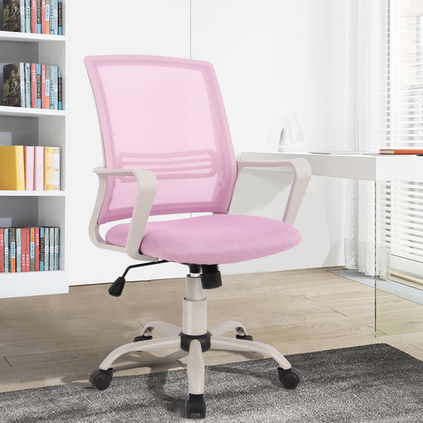pink office chair