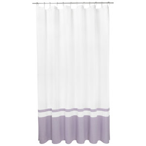 100% Cotton Waffle Border Ultra Spa Shower Curtain