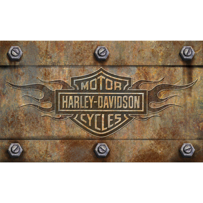 Harley Davidson 30 In X 19 In Non Slip Outdoor Door Mat