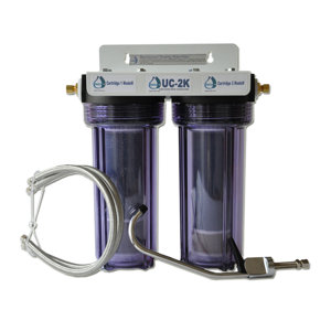 Refillable Double Housing Under Counter Fluoride Filter