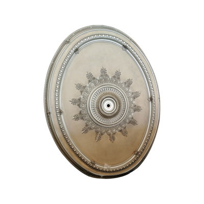 Large Oval Antique Ceiling Medallion Art Frame Direct