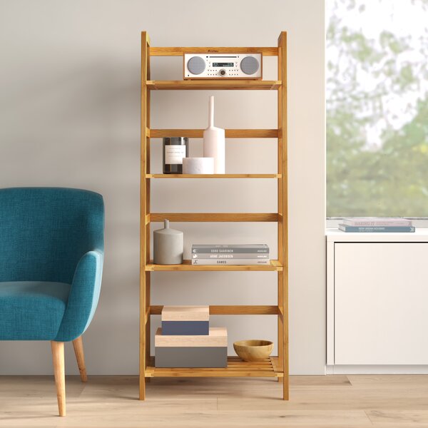 Review Amias Ladder Bookcase