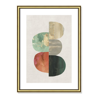 Evolving Energy I  Painting Print Casa Fine Arts Format Gold Framed Paper Size 23 H x 17 W x 088 D