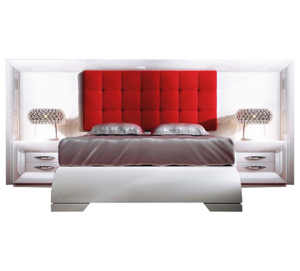 Modern Krajewski Special Headboard Platform 4 Piece Bedroom Set By Everly Quinn No Copoun