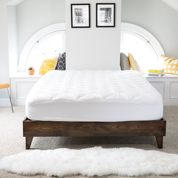 White Noise Betton Extra Plush Luxury Hotel Polyester Mattress Pad Reviews Wayfair