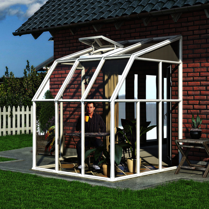 Rion Sun Room 2 6 5 Ft W X 6 5 Ft D Greenhouse Wayfair
