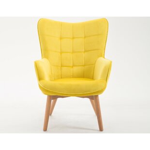 yellow swivel accent chair