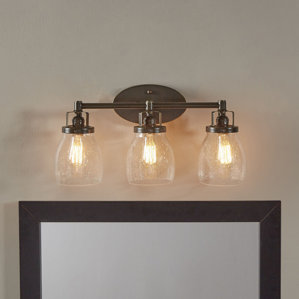 Bathroom Vanity Lights Industrial industrial bathroom vanity lighting you'll love | wayfair Bathroom Vanity Lights Industrial industrial bathroom vanity lighting you'll love | wayfair