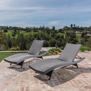 Gadbois Adjustable Chaise Lounge (Set of 2)