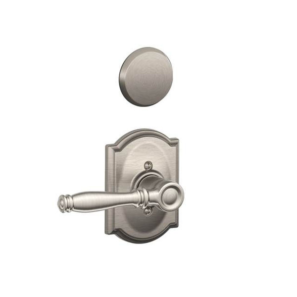 Interior Non-Turning Birmingham Lever and Interior Inactive Deadbolt Thumbturn by Schlage