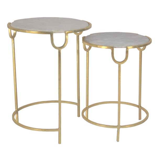 Fouts 2 Piece Nesting Tables By Everly Quinn