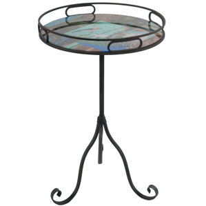 Bird Design Tray End Table by ABC Home Collection