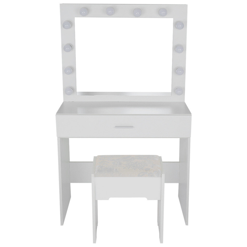 Latitude Run Cartan Vanity Set With Stool And Mirror Reviews