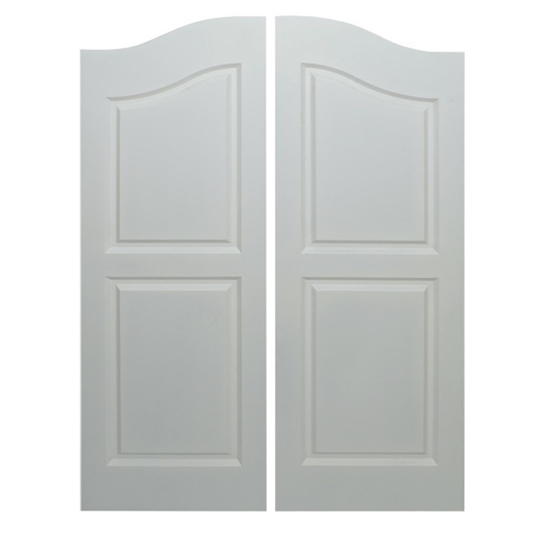 Swingingcafedoors Paneled Manufactured Wood Primed Cafe Door