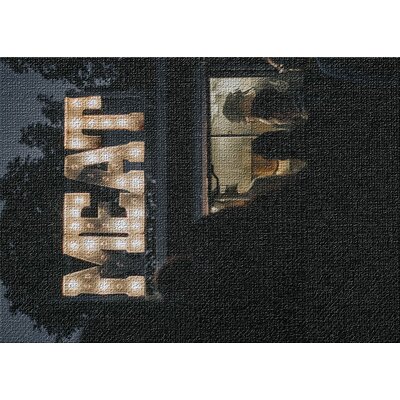World of Neon Black Area Rug East Urban Home Rug Size: Rectangle 4' x 6'