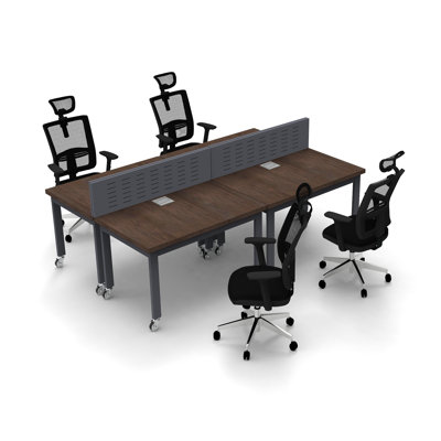 Rectangular Meeting Table Inbox Zero