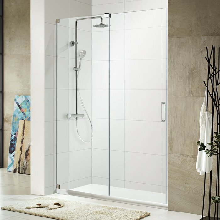 Oasis Lux 48 X 72 Single Sliding Frameless Shower Door