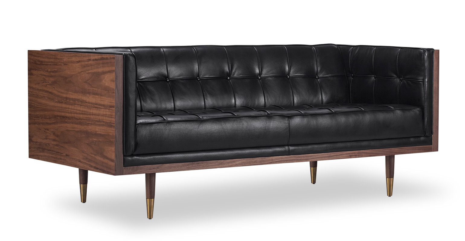 Arista Leather Chesterfield Loveseat & Reviews AllModern