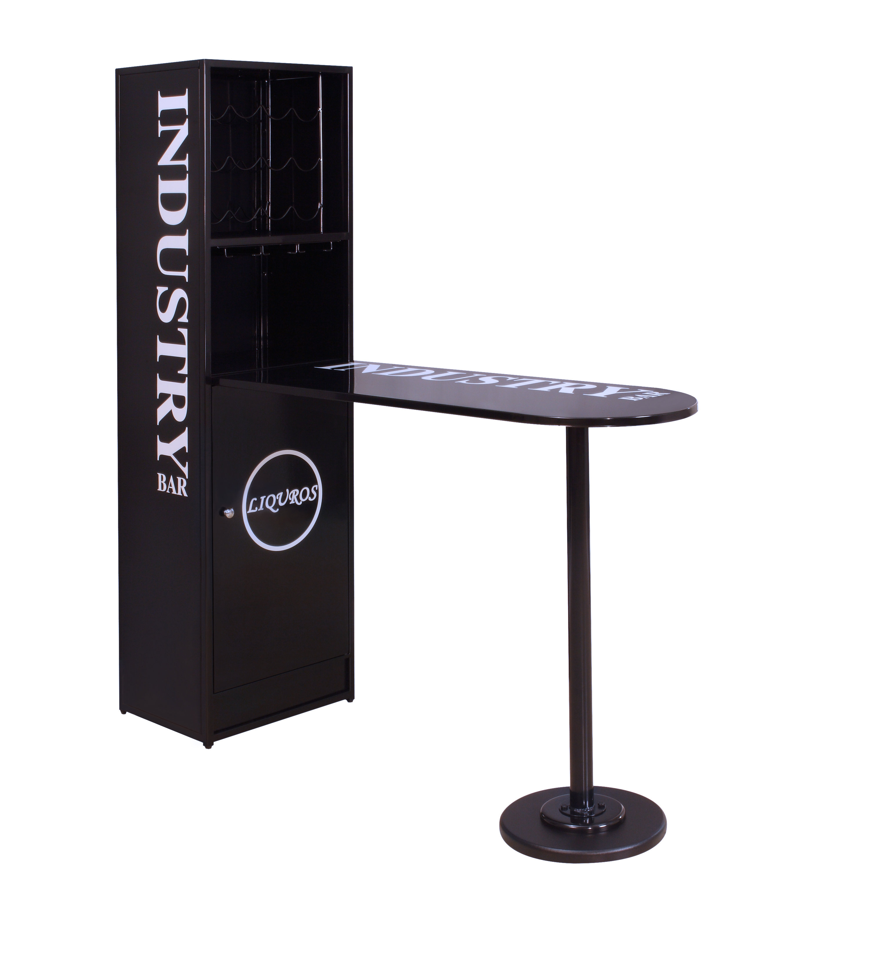 Laude Run Madson Bar Set With Wine Storage Wayfair Laude Run Madson Bar Set With Wine