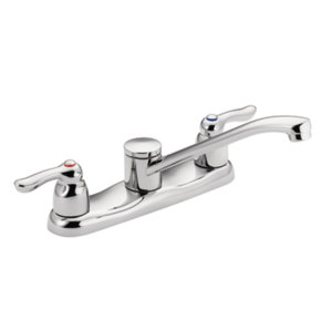 Moen M-Bition Double Handle Kitchen Faucet
