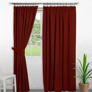 Luxury Heavy Curtains Pair Velvet Ring Top Curtains Ready Made Fully Lined 