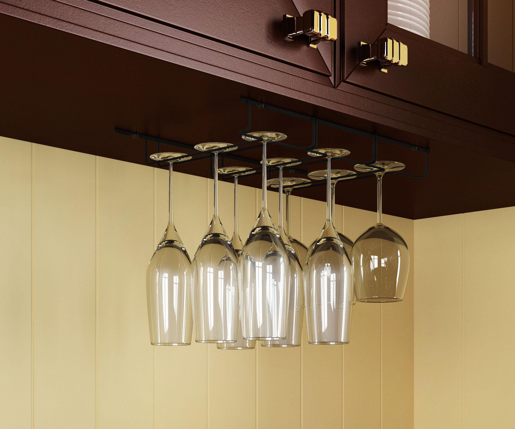 Rebrilliant Madisen Hanging Wine Gl Rack Wayfair Rebrilliant Madisen Hanging Wine Gl