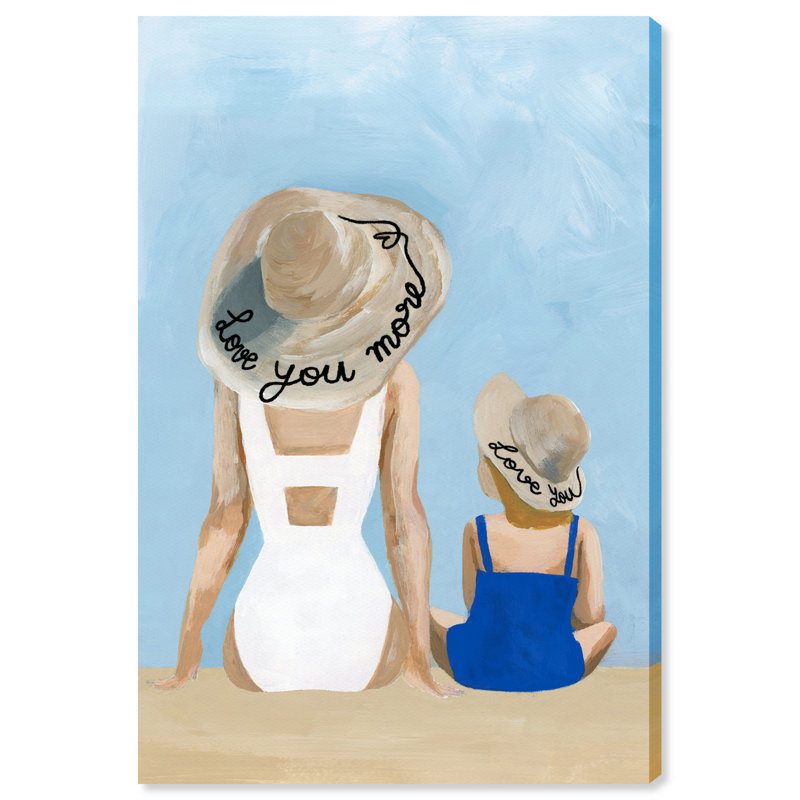 Highland Dunes Love You More Watercolor Painting Print On