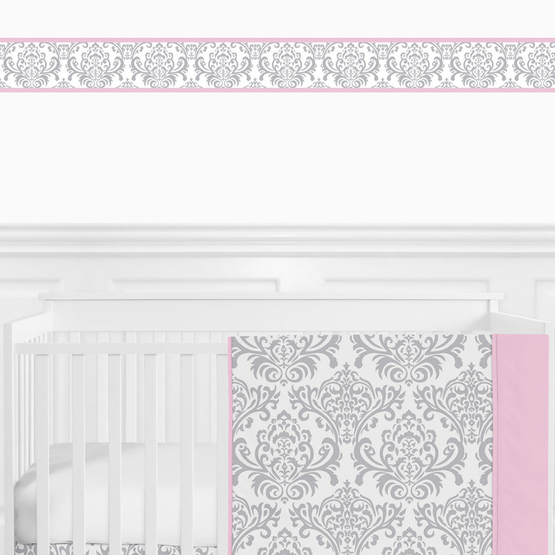Sweet Jojo Navy and White Trellis Modern Wall Paper Border Room Wallcoverings