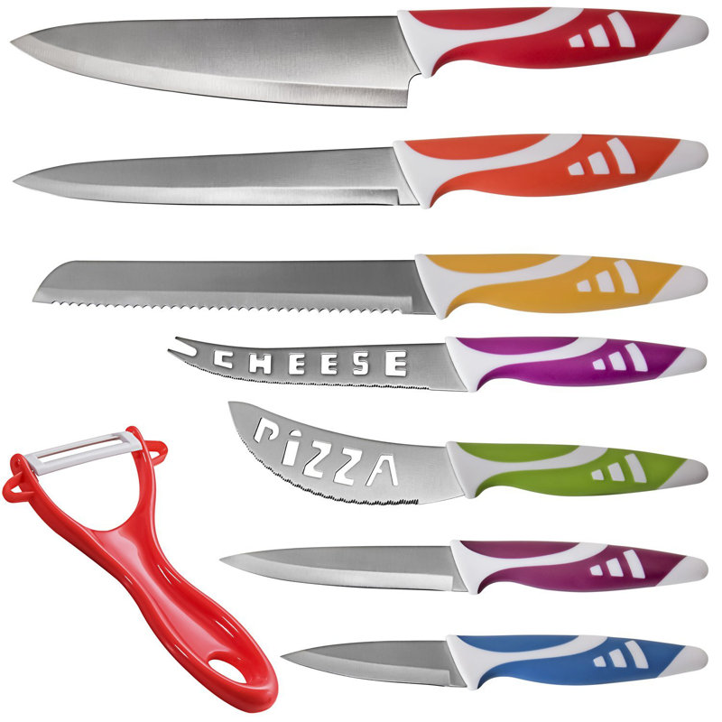 Oxgord Den Haven Professional Chef Knives Multi Use 8 Piece Knife