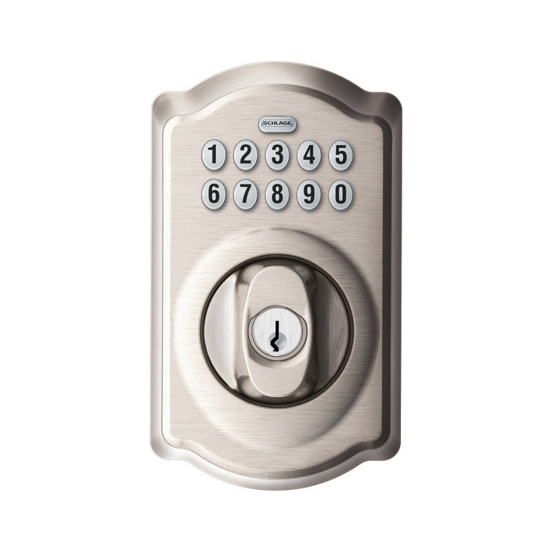 Schlage Keypad Deadbolt With Camelot Trim Reviews Wayfair