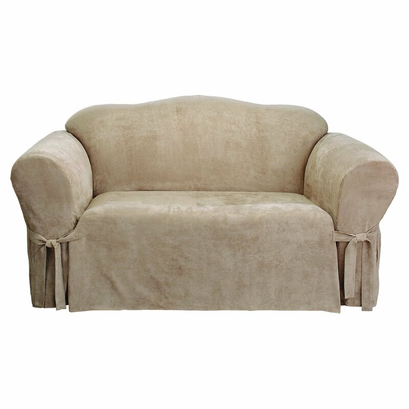 Sure Fit Box Cushion Loveseat Slipcover & Reviews Wayfair