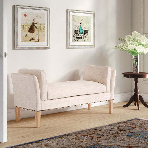 Renhold Upholstered Bench By Canora Grey Coupon