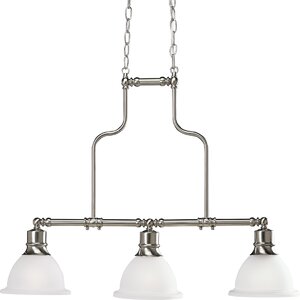 Gradall 3-Light Kitchen Island Pendant