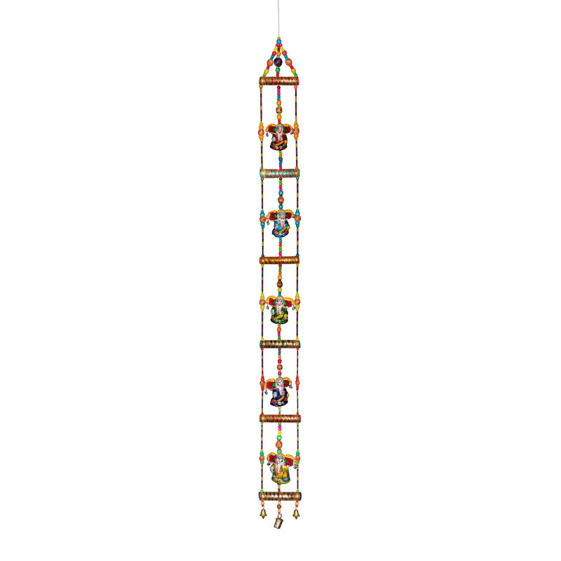 World Menagerie Xlg Ganesha Ladder Hanging Wall Decor Wayfair