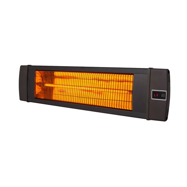 Carbon Infrared 1500 Watt Electric Mounted Patio Heater by Dr. Infrared Heater