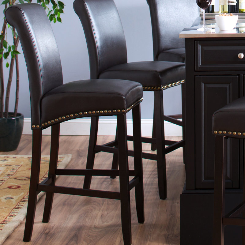 Three Posts Mather 30" Bar Stool & Reviews Wayfair