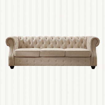 Willa Arlo Interiors Vegard Standard 68 4 Rolled Arm Loveseat