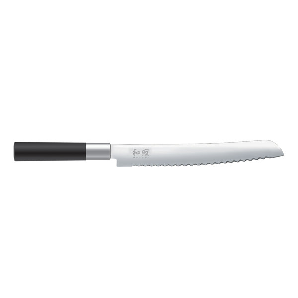 Wasabi Black 9 Bread Knife by KAI
