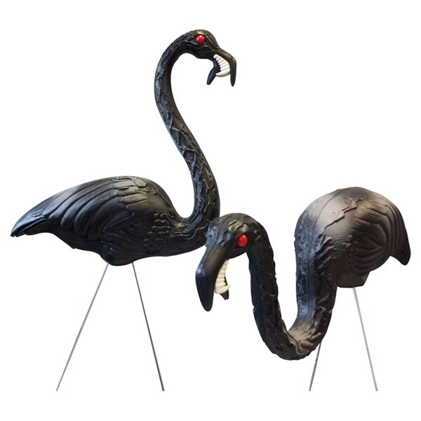 Zombie Flamingos (Set of 2) by Union Products