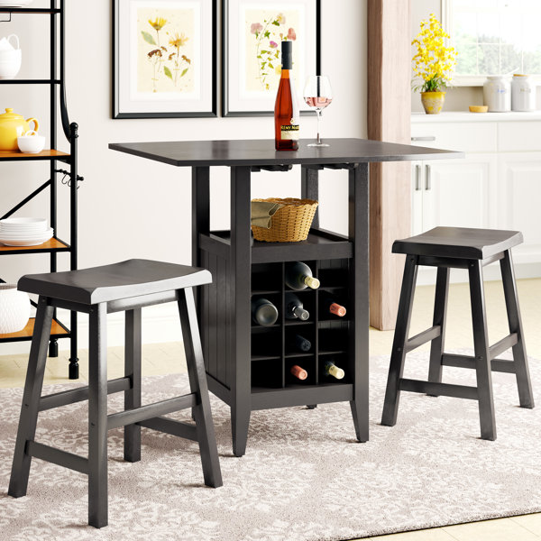 Carisbrooke 3 Piece Pub Table Set In Espresso By Alcott Hill Spacial Price