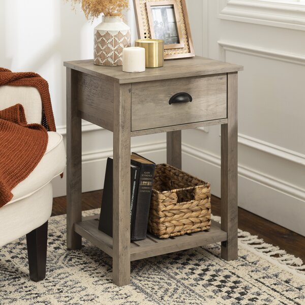 Kasey 1 Drawer End Table With Storage By Laurel Foundry Modern Farmhouse