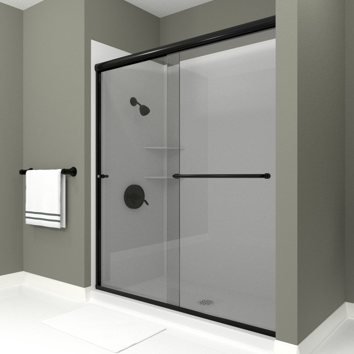 Leser 48 X 70 Bypass Semi Frameless Shower Door