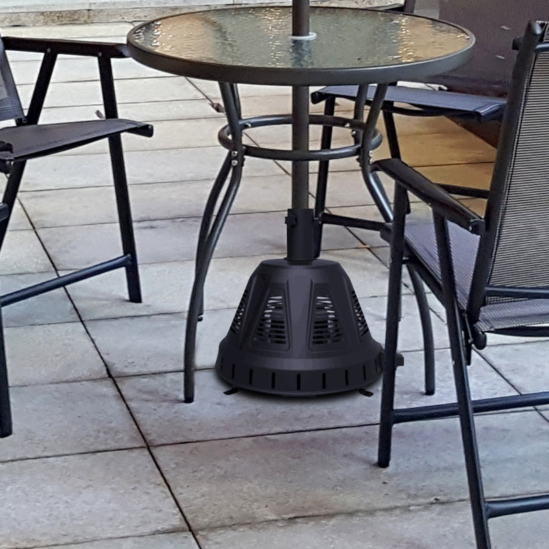 umbrella base for under table
